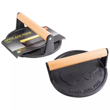 Пресс для гриля Mallony Pressa, 18 см, черный (985061)