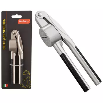 Пресс Mallony Eletto для чеснока, сторон: 1, серебристый (004189)