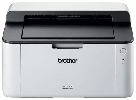 Принтер лазерный Brother HL-1110R, A4, ч/б, 20стр/мин (A4 ч/б), 2400x600dpi, USB