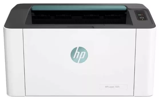 Принтер лазерный HP Laser 107r, A4, ч/б, 20стр/мин (A4 ч/б), 1200x1200 dpi, USB (5UE14A)