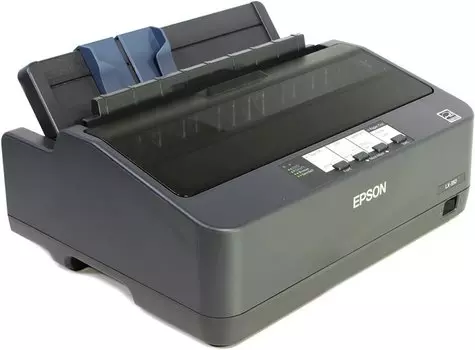 Принтер матричный Epson LX-350, черный (C11CC24031/C11CC24032)