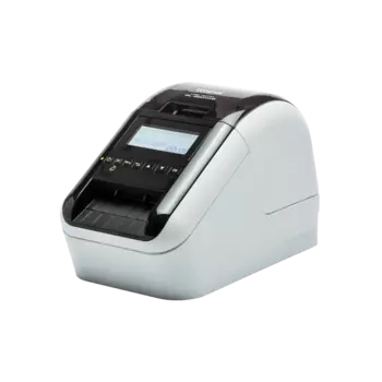 Принтер наклеек Brother QL-820NWB, прямая термопечать, 300dpi, 62 мм, отрезчик, LAN, USB, Wi-Fi, BT (QL820NWBR1_D)