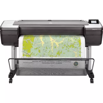 Принтер струйный HP Designjet T1700, A0/44", 5-ти цветный, 2400x1200dpi, USB (W6B55A)