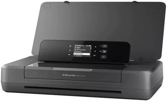 Принтер струйный HP OfficeJet 200, A4, цветной, A4 ч/б: 10 стр/мин, A4 цв.: 7 стр/мин, 1200x4800dpi, Wi-Fi, USB, черный (CZ993A#BHC)