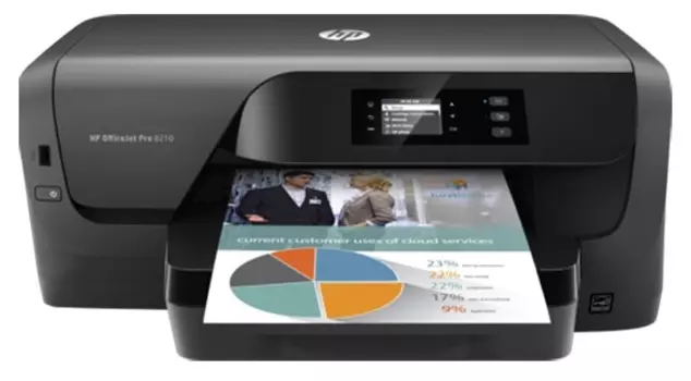 Принтер струйный HP OfficeJet Pro 8210, A4, цветной, A4 ч/б: 34стр/мин, A4 цв.: 34стр/мин, 600x600dpi, дуплекс, сетевой, Wi-Fi, USB (D9L63A)