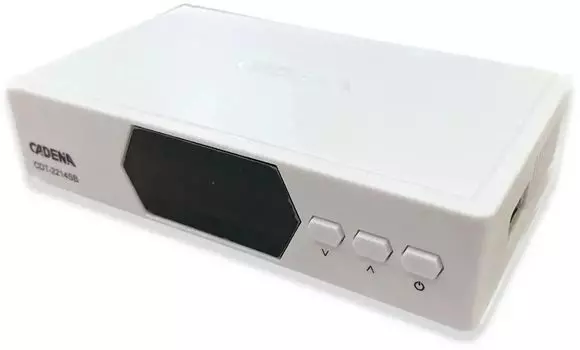 Приставка для цифрового ТВ Cadena CDT-2214SB, DVB-T2, HDMI (046/91/00055107)