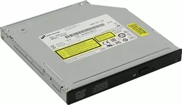 Привод для ноутбука DVD-ROM LG, SATA, черный, Bulk (DTC0N)