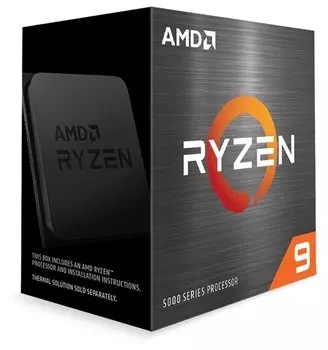 Процессор AMD Ryzen 9-5900X Vermeer, 12C/24T, 3700MHz 64Mb TDP-105 Вт SocketAM4 BOX (без кулера) (Совместим с материнскими платами 500-й серии) (100-100000061WOF)