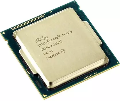 Процессор Intel Core i3-4360 Haswell (2013), 2C/4T, 3700MHz 4Mb TDP-54 Вт Socket1150 tray (OEM) (CM8064601482461SR1PC) clean pulled