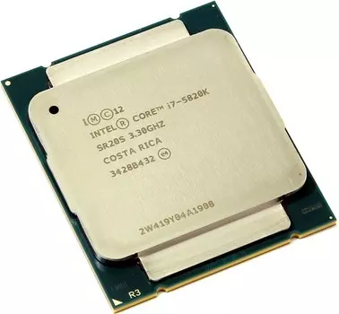 Процессор Intel Core i7-5820K Haswell-E (2014), 6C/12T, 3300MHz 15Mb TDP-140 Вт Socket2011-3 tray (OEM) (CM8064801548435SR20S)