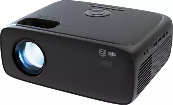 Проектор Cactus CS-PRM.07B.Full HD, LCD, 1920x1080, 320лм, черный (CS-PRM.07B.WUXGA)