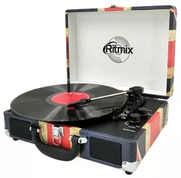 Проигрыватель винила Ritmix LP-120B, UK Flag (LP-120B UK Flag)