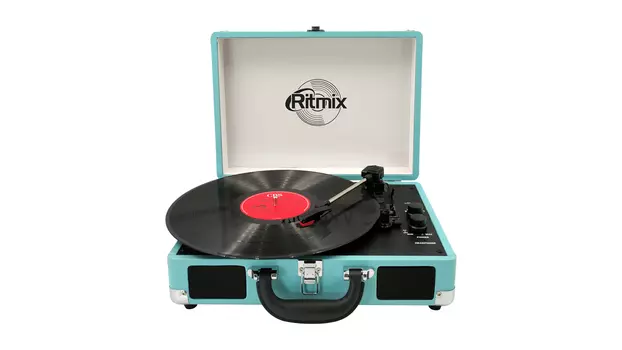 Проигрыватель винила Ritmix LP-160B, голубой