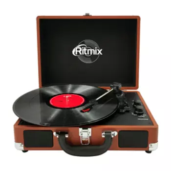 Проигрыватель винила Ritmix LP-160B, коричневый