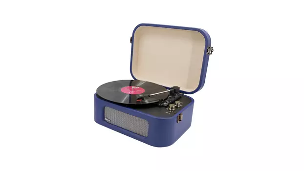 Проигрыватель винила Ritmix LP-190B, темно-синий