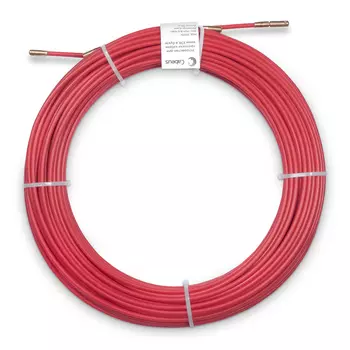 Протяжка кабельная (УЗК) Cabeus Pull-B-6-30m, стекловолокно, 6 мм, 30 м, красный (Pull-B-6-30m)