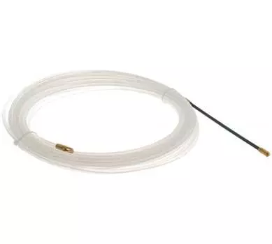 Протяжка кабельная (УЗК) Fortisflex, нейлон, 3мм, 10м, белый (71061)