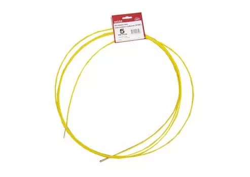 Протяжка кабельная (УЗК) Netko DR-05-1, стеклопруток, 4.5 мм, 5 м, желтый (DR-05-1)