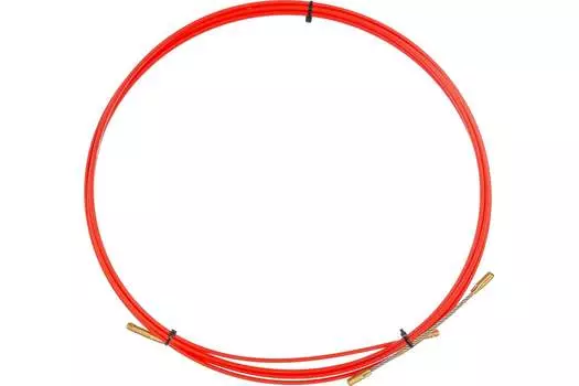 Протяжка кабельная (УЗК) REXANT, стеклопруток, 3.5 мм, 3 м, красный (47-1003)