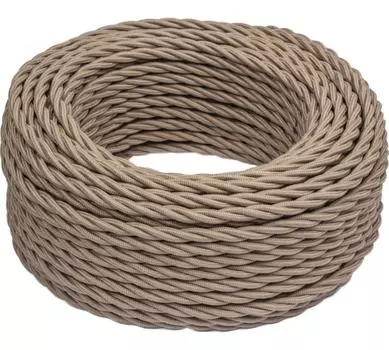 Провод медный 2x1.5 мм бухта 50 м круглый ГОСТ коричневый Bironi (B1-424-716-50)