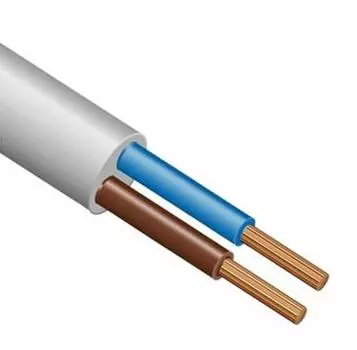 Провод медный ПВС 2x0.75 мм бухта 100 м круглый ЭЛЕКТРОКАБЕЛЬ НН (4656756600023)
