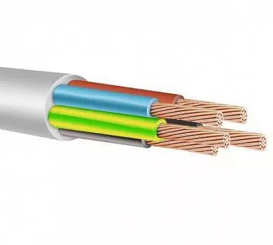 Провод медный ПВС 5x0.75 мм бухта 100 м круглый ЭЛЕКТРОКАБЕЛЬ НН (4656756601860)