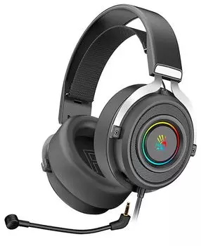 Проводная гарнитура A4Tech Bloody G535, USB, черный/серебристый (G535 (BLACK+SILVER) USB)