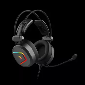 Проводная гарнитура A4Tech Bloody MC750, USB, черный (MC750 BLACK)