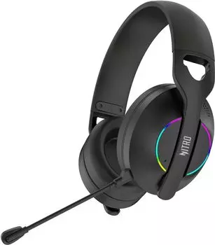 Проводная гарнитура Acer Nitro OHR400, радиоканал/Bluetooth, Jack 3.5mm/USB, черный (ZL.HDSEE.00G)