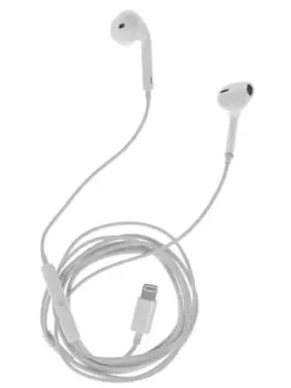 Проводная гарнитура Apple EarPods, Lightning, белый (MMTN2FE/A)
