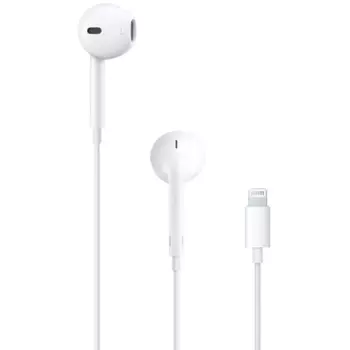 Проводная гарнитура Apple EarPods, Lightning, белый (MWTY3ZM/A)