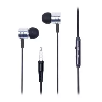 Проводная гарнитура BLAST BAH-291, jack 3.5 mm, черный/серый (10023)