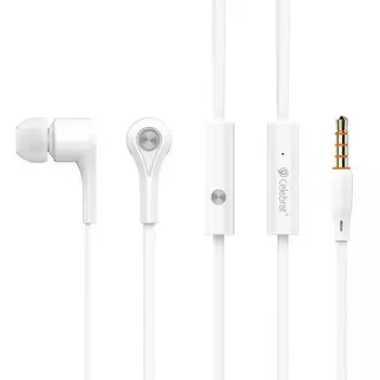 Проводная гарнитура Celebrat D3, Jack 3.5mm, белый (106451)
