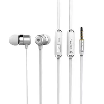 Проводная гарнитура Celebrat G2, Jack 3.5mm, белый (106439)