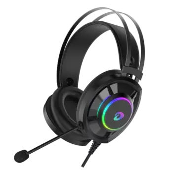 Проводная гарнитура Dareu EH469, USB, черный (EH469 Black)