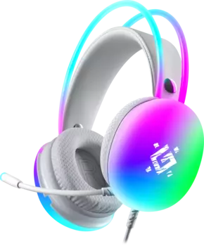 Проводная гарнитура Defender Ignis , USB, белый (64440)