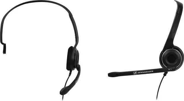 Проводная гарнитура EPOS/Sennheiser PC 7, USB, черный (504196/1000431)