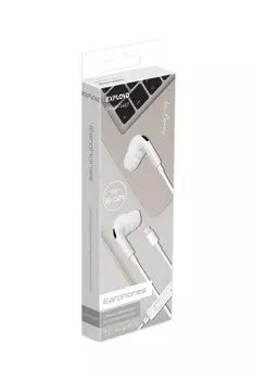 Проводная гарнитура Exployd EX-HP-1467, Lightning, белый (EX-HP-1467)