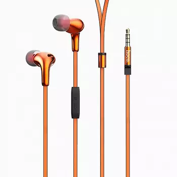 Проводная гарнитура Hoco M30, jack 3.5 mm, оранжевый