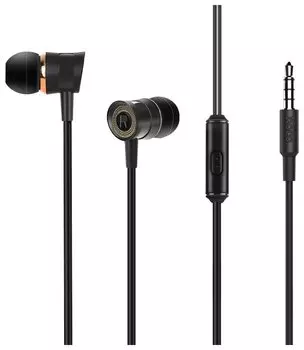 Проводная гарнитура Hoco M37, Jack 3.5mm, черный (58750)