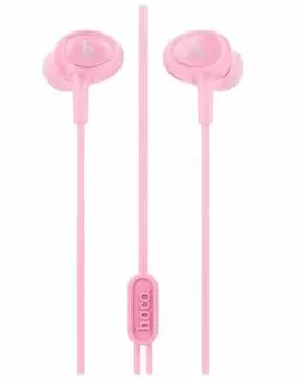 Проводная гарнитура Hoco M3, jack 3.5 mm, розовый