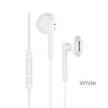 Проводная гарнитура Hoco M53, mini jack 3.5 mm, белый (6957531093527)