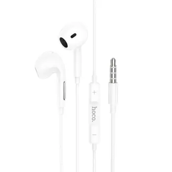 Проводная гарнитура Hoco M92 Plumelet, Jack 3.5 мм., белый (6931474762740)
