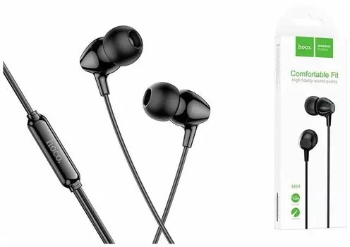 Проводная гарнитура Hoco M94, Jack 3.5 мм., черный (6931474767202)