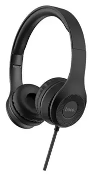 Проводная гарнитура Hoco W21, Jack 3.5 мм., черный (6931474708281)