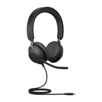 Проводная гарнитура Jabra Evolve2 40, стерео, USB Type-C, черный (24089-989-899)