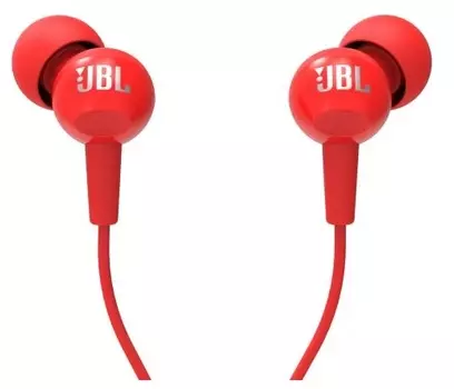 Проводная гарнитура JBL C100SI, Jack 3.5mm, белый (JBLC100SIRED)