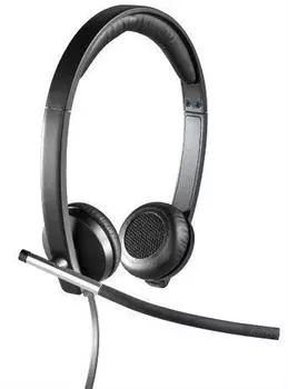 Проводная гарнитура Logitech USB Headset Stereo H650e, USB, черный (981-000519)