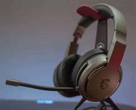 Проводная гарнитура MSI IMMERSE GH40 ENC, USB, черный (S37-0400170-SV1)