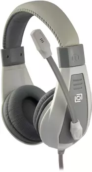 Проводная гарнитура Oklick HS-L600, серый (1532023)